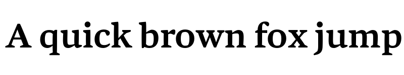 Preview of Bennet Text Three Semi Bold font