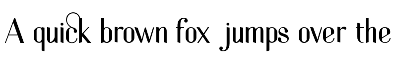 Preview of Bentalista Regular font