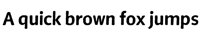Preview of BeoSansSoft R11Bold font