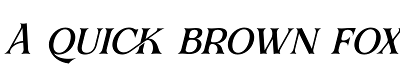 Preview of BEQINER ITALIC Italic font