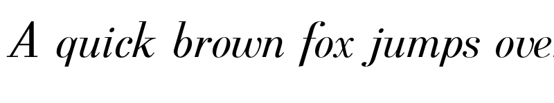 Preview of Berenis ADF Pro Italic font