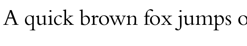 Preview of Bergamo Std Regular font