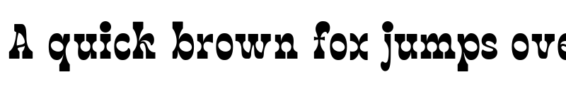 Preview of Bergas Regular font