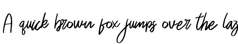 Preview of Bergly Regular font