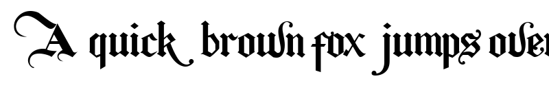 Preview of Berkahi Blackletter Bold font