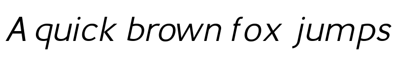 Preview of Berlin Italic font