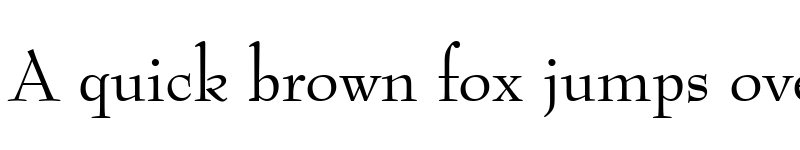 Preview of BernhardMod BT Roman font