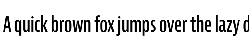 Preview of Bernina Sans Compressed Semibold font