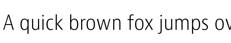 Preview of Bernina Sans Narrow Light font