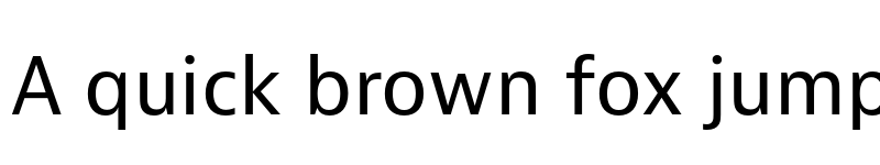 Preview of Bernina Sans Regular font