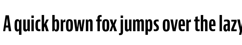 Preview of Bernino Sans Compressed Bold font