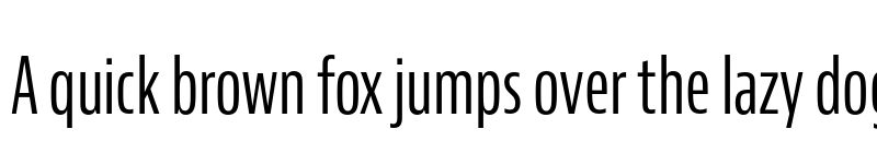 Preview of Bernino Sans Compressed Regular font