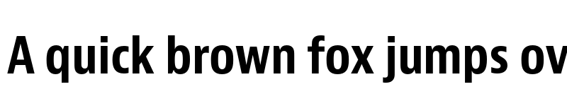 Preview of Bernino Sans Condensed Bold font