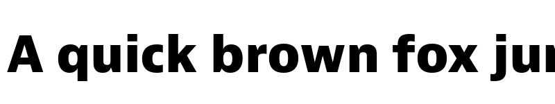 Preview of Bernino Sans Extrabold font