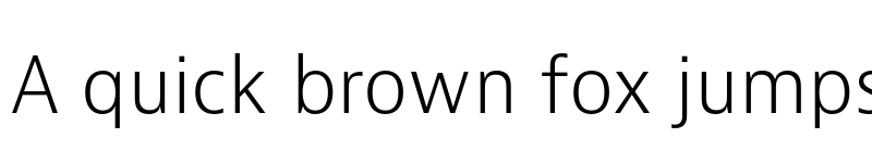 Preview of Bernino Sans Light font