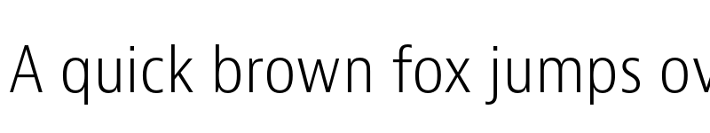 Preview of Bernino Sans Narrow Light font