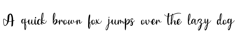 Preview of Bernita Regular font