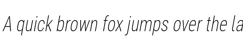 Preview of Bert Sans ExtraLight Italic font