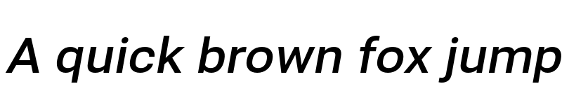 Preview of Bert Sans SemiBold Italic font