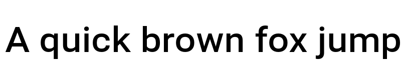 Preview of Bert Sans SemiBold font