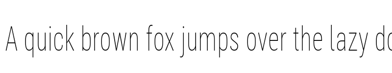 Preview of Bert Sans Thin font