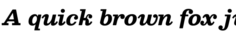 Preview of Besley* Bold Italic font