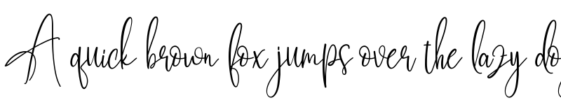 Preview of Bestie Signature Regular font