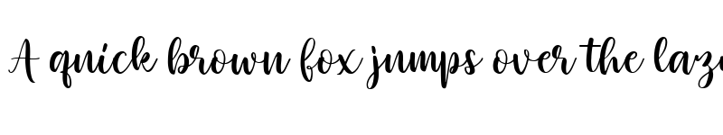 Preview of Beswash Regular font
