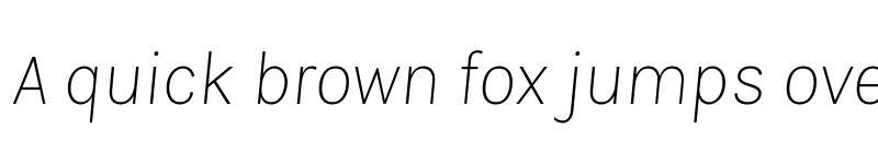 Preview of Betinya Sans ExtraLight Italic font