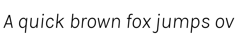 Preview of Betinya Sans Light Italic font