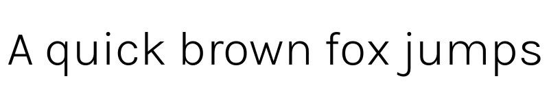 Preview of Betinya Sans Light font