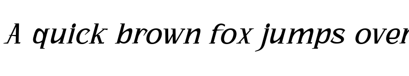 Preview of Bhattary Italic font