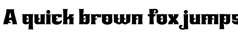 Preview of BHEKOF Regular font