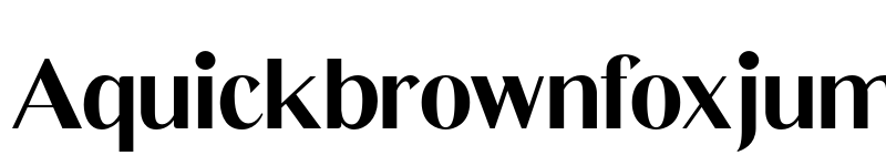 Preview of Bia Demo Sans High font