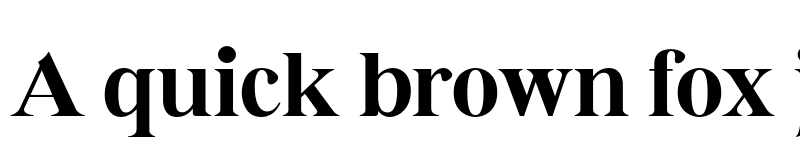 Preview of Bia Demo Serif High font