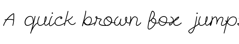 Preview of Biban Regular font