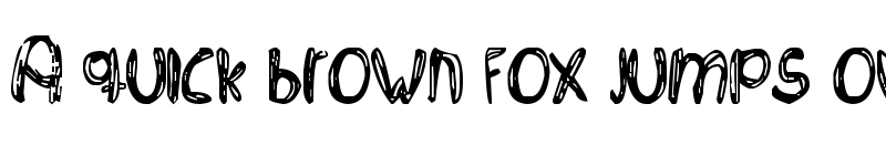 Preview of BICHOCHOS TYPE Regular font
