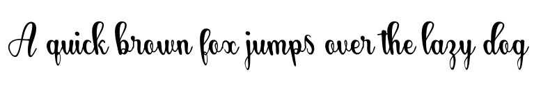 Preview of Biderson Regular font