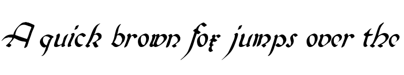 Preview of Biedermeier Kursiv Regular font