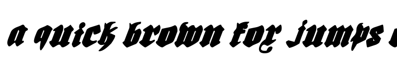 Preview of Bierg?rten Italic Italic font