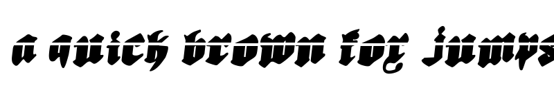 Preview of Bierg?rten Rotalic Laser Rotalic Laser font
