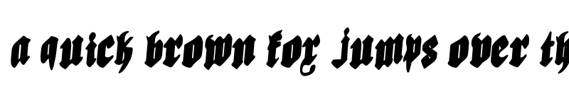 Preview of Bierg?rten Rotalic Rotalic Condensed font