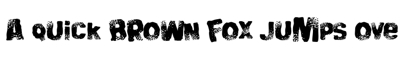 Preview of Big Bloke BB Regular font
