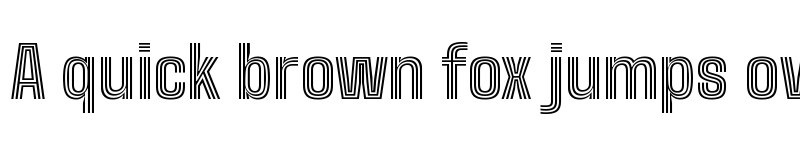 Preview of Big Shoulders Inline Text Black font