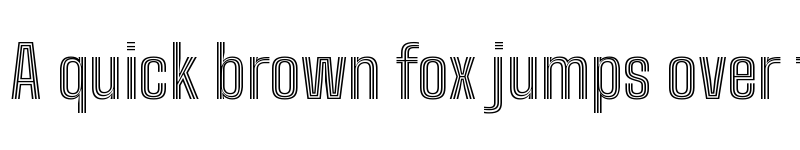 Preview of Big Shoulders Inline Text Bold font
