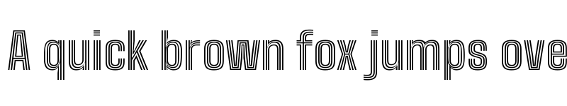 Preview of Big Shoulders Inline Text ExtraBold font