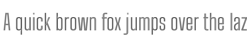 Preview of Big Shoulders Inline Text Light font