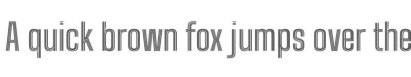Preview of Big Shoulders Inline Text Medium font