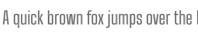 Preview of Big Shoulders Inline Text Regular font