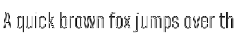 Preview of Big Shoulders Inline Text SemiBold font